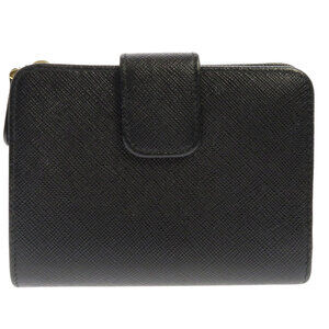 Prada fold Bi Leather Wallet Motif